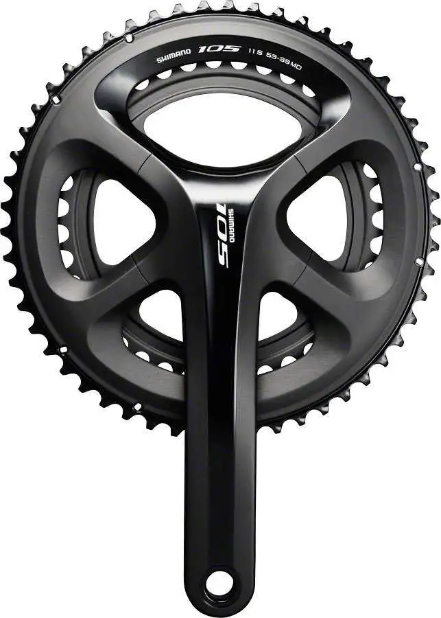 Vevparti Shimano 105 FC-5800 2 x 11 växlar 50/34T 175 mm svart