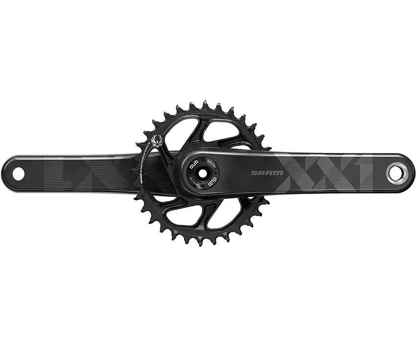 Vevparti SRAM XX1 Eagle Fat Bike 5" 1 x 12 växlar DUB direct mount 30T 170 mm svart/svart
