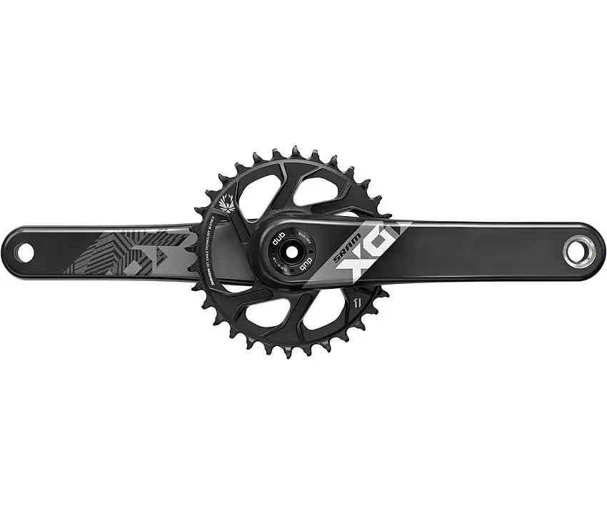 Vevparti SRAM X01 Eagle Fat Bike 5" 1 x 12 växlar DUB direct mount 30T 175 mm svart/svart