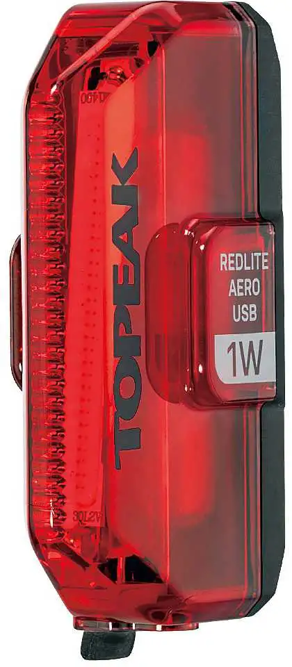 Baklampa Topeak Redlite Aero USB 1W svart