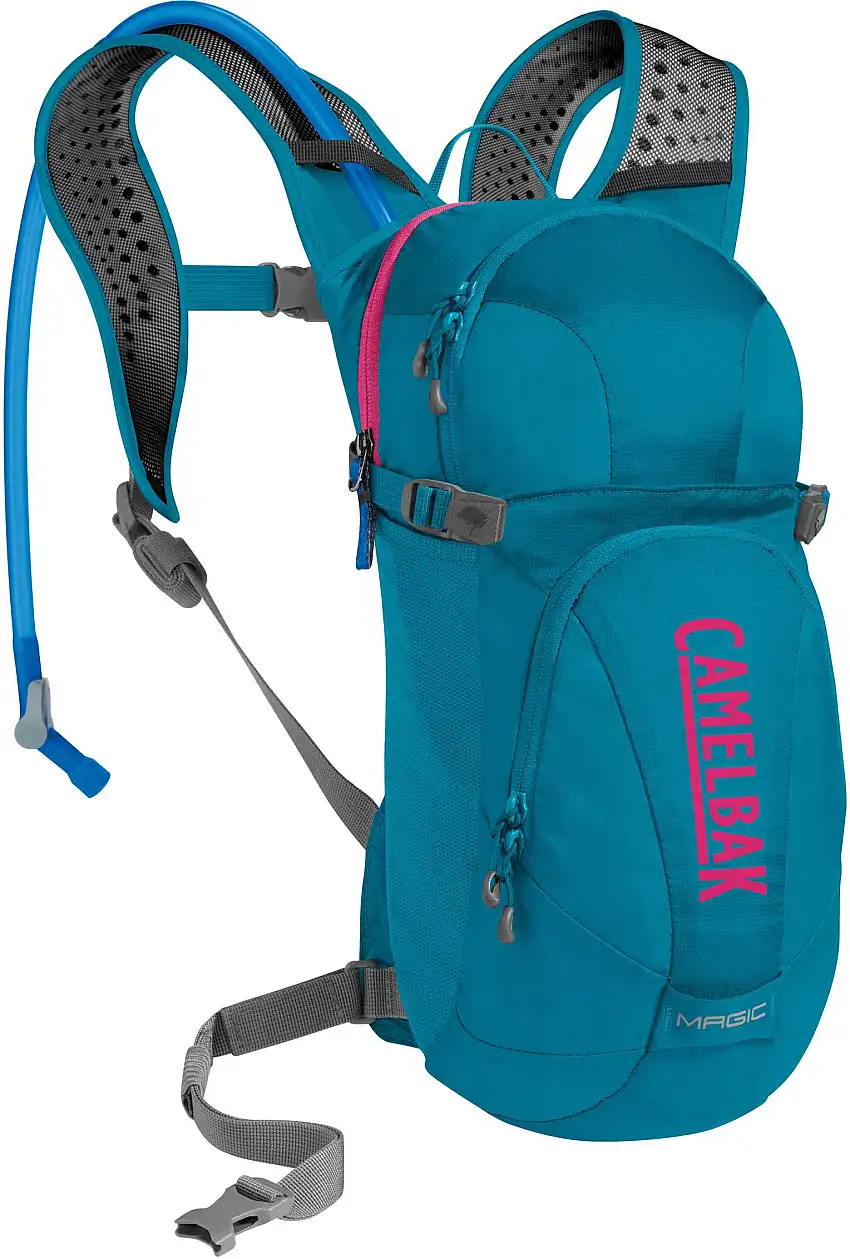 Ryggsäck Camelbak Magic dam 7 l med 2 l vätskebehållare teal/rosa
