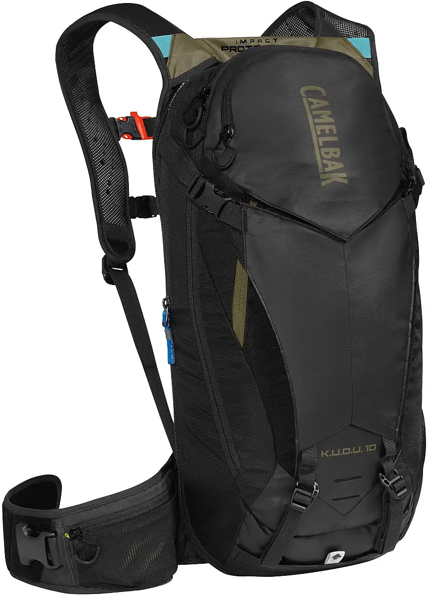 Ryggsäck/-skydd Camelbak K.U.D.U. Protector 10 7 l svart/oliv medium/large