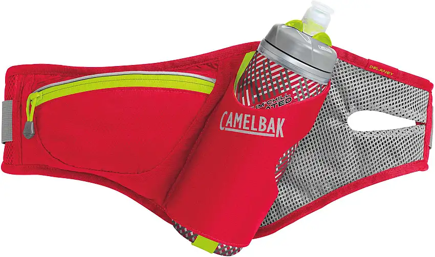 Midjebälte Camelbak Delaney Belt 3 l med 620 ml flaska röd/lime