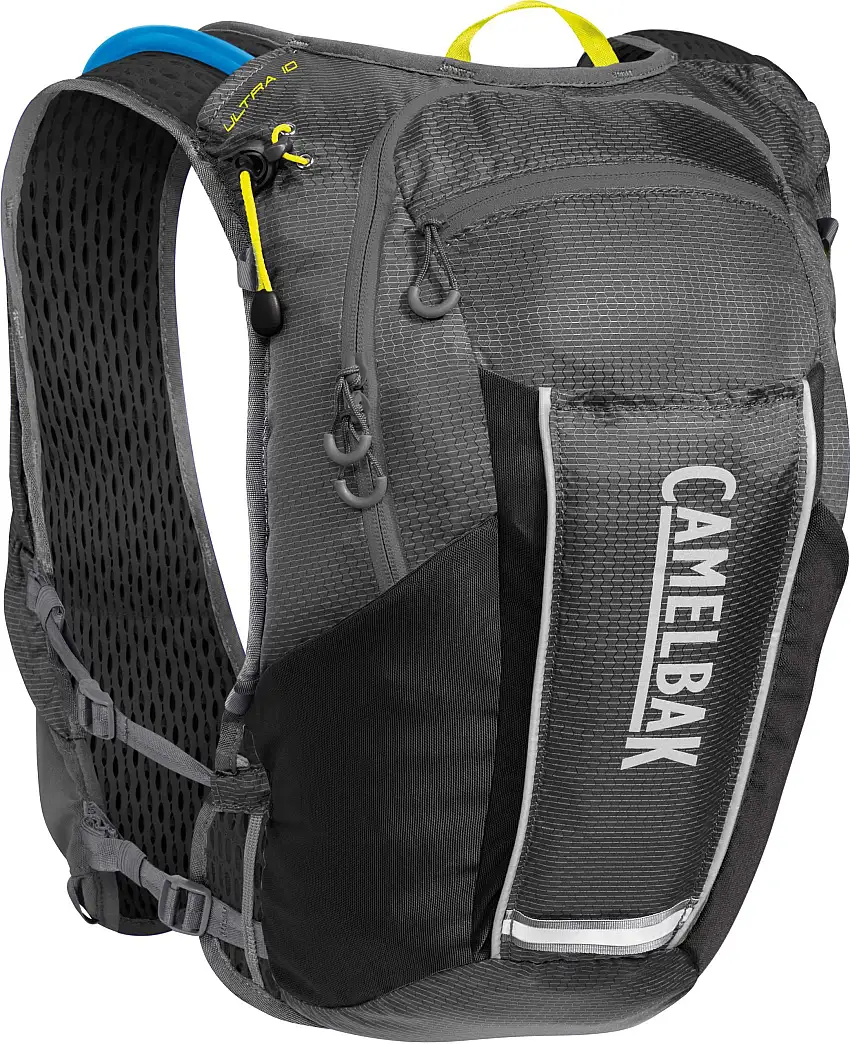 Löparväst Camelbak Ultra 10 l med 2 l vätskebehållaret grå