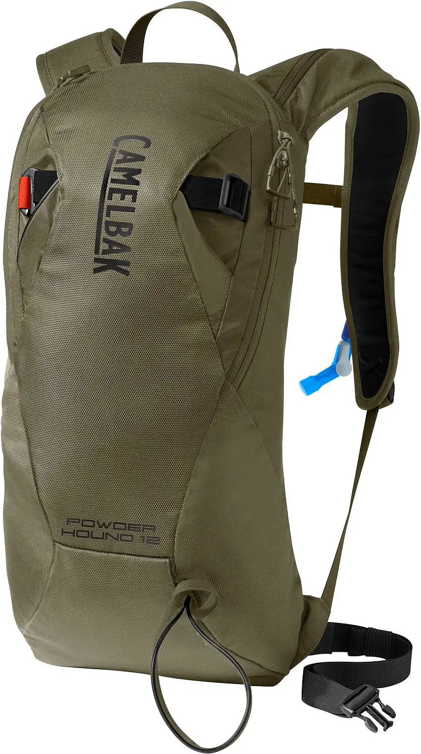 Ryggsäck Camelbak Powderhount 12 l med 2 l vätskebehållare oliv