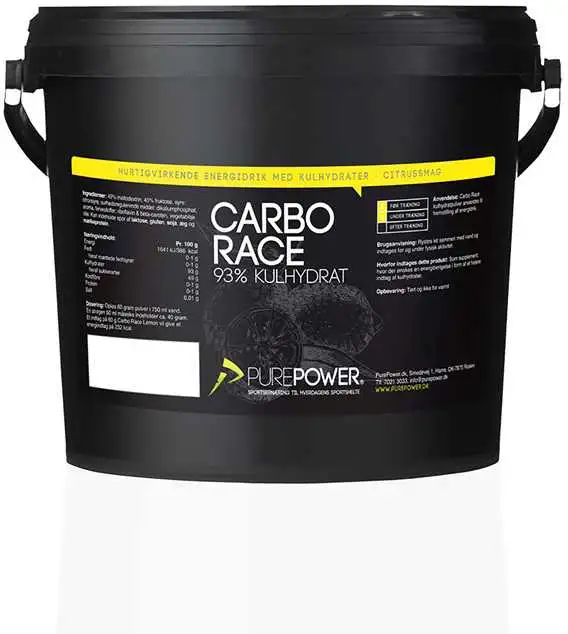 Sportdryck PurePower Carbo Race 3 kg Citrus