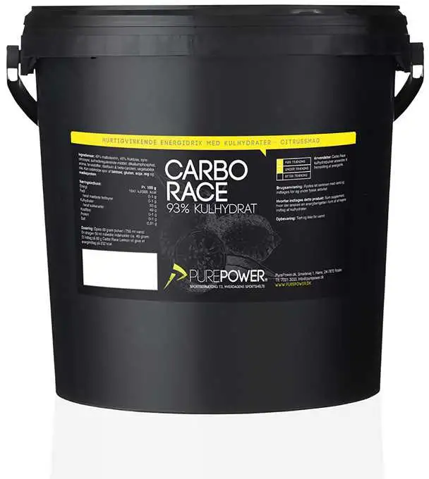 Sportdryck PurePower Carbo Race 5 kg Citrus