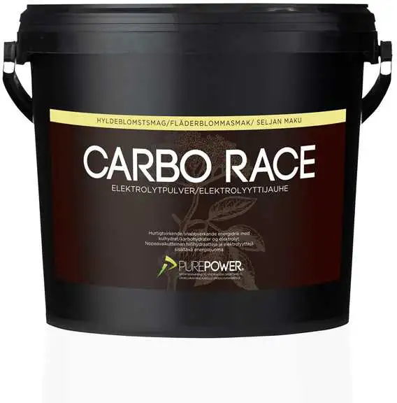Sportdryck PurePower Carbo Race Electrolyte 3 kg fläder