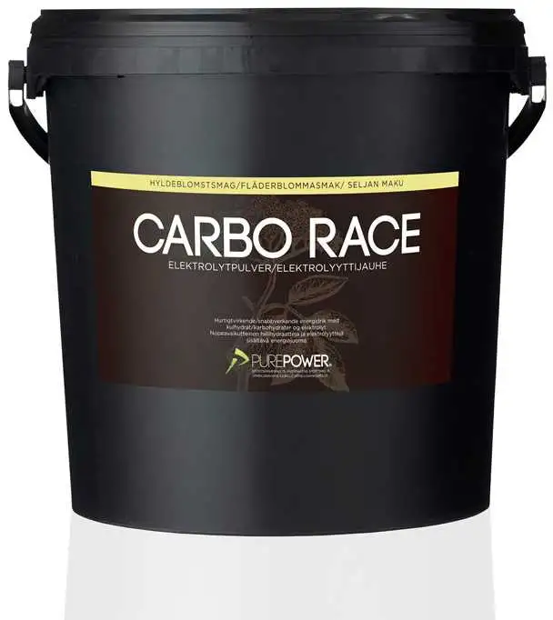 Sportdryck PurePower Carbo Race Electrolyte 5 kg fläder