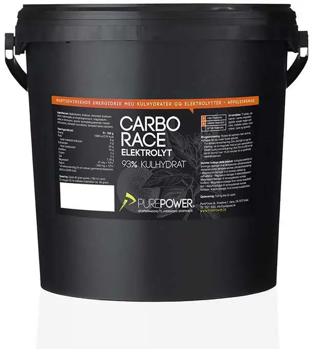 Sportdryck PurePower Carbo Race Electrolyte 5 kg orange