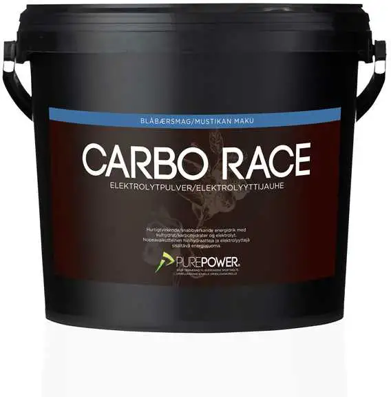 Sportdryck PurePower Carbo Race Electrolyte 3 kg blåbär