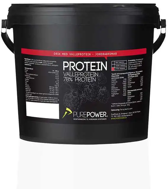 Proteinpulver PurePower PP Protein 3 kg jordgubb