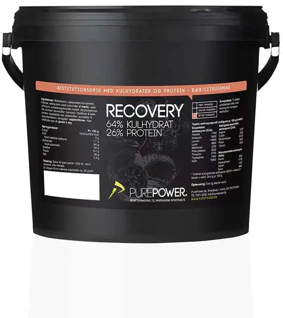 Sportdryck PurePower Pure Recovery 3 kg bär/citrus