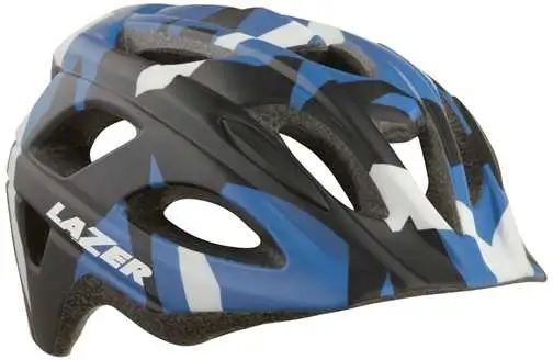 Cykelhjälm Lazer Nut'Z +net blå camo