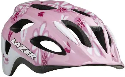 Cykelhjälm Lazer P'nut MIPS +NET flower/rosa