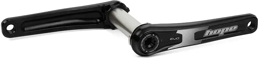 Vevparti Hope EVO Spiderless 68/73 mm 1 x 9-12 växlar 165 mm svart