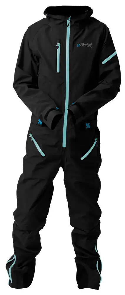Dirtlej Dirtsuit Core Edition BlackLabel overall med långa ben Svart