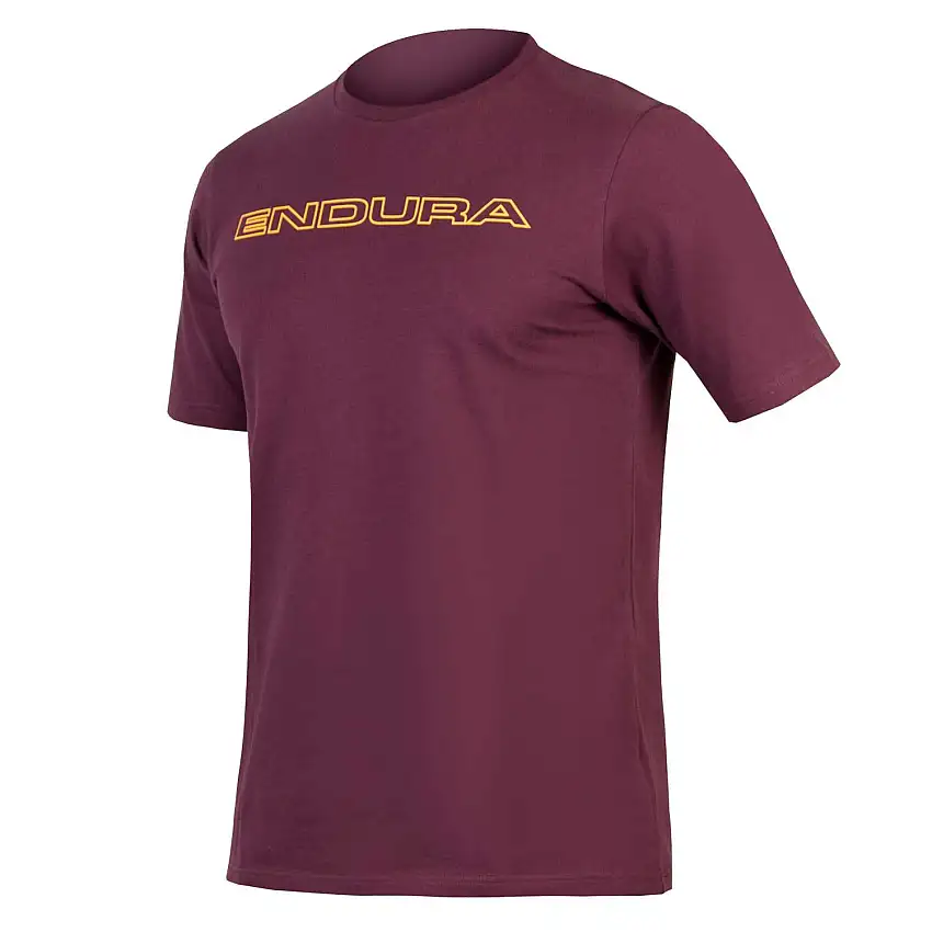 Tröja Endura One Clan Carbon T vinröd
