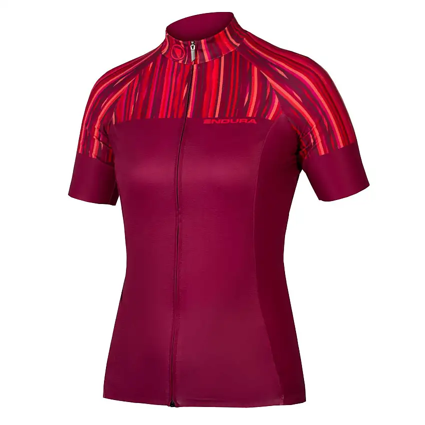 Tröja Endura Pinstripe S/S dam röd