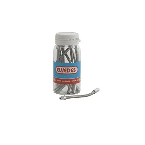 Bromrör i rostfritt stål Elvedes 90° (x10)