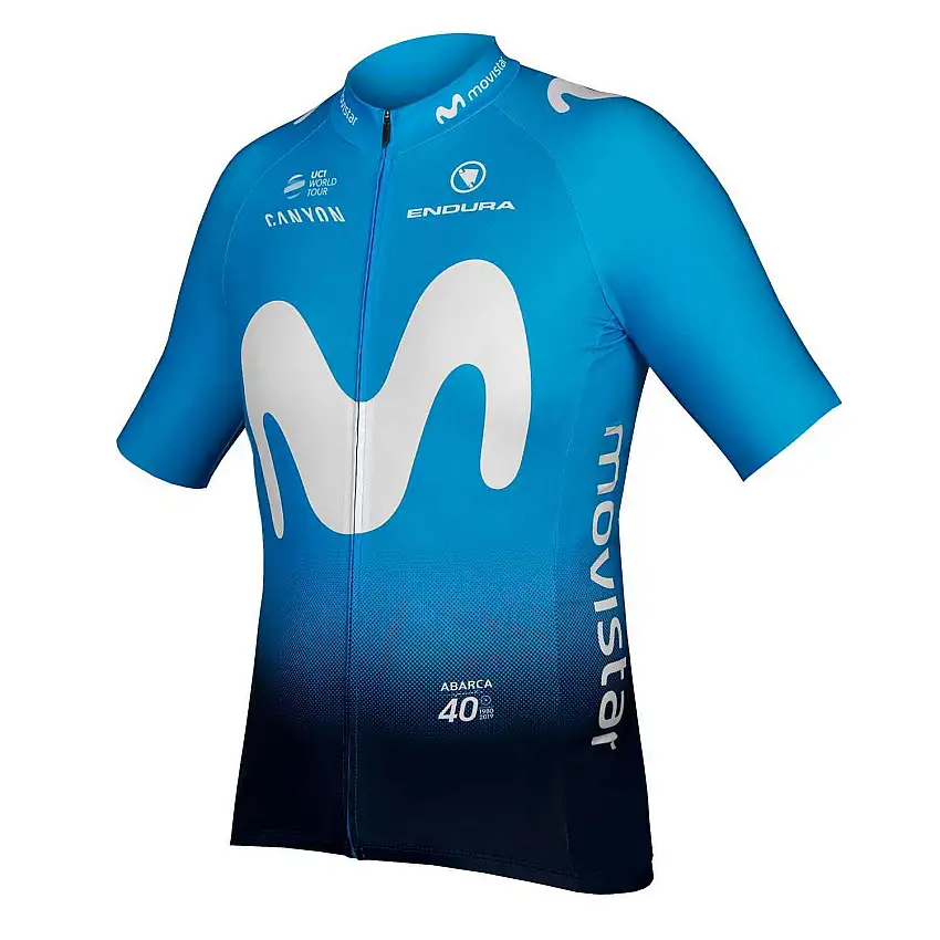 Tröja Endura Movistar Team S/S 2019 blå