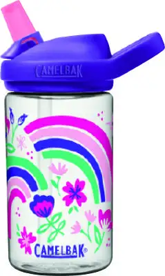 Vattenflaska Camelbak Eddy+ Kids Tritan Renew 0.4 l Rainbow Floral