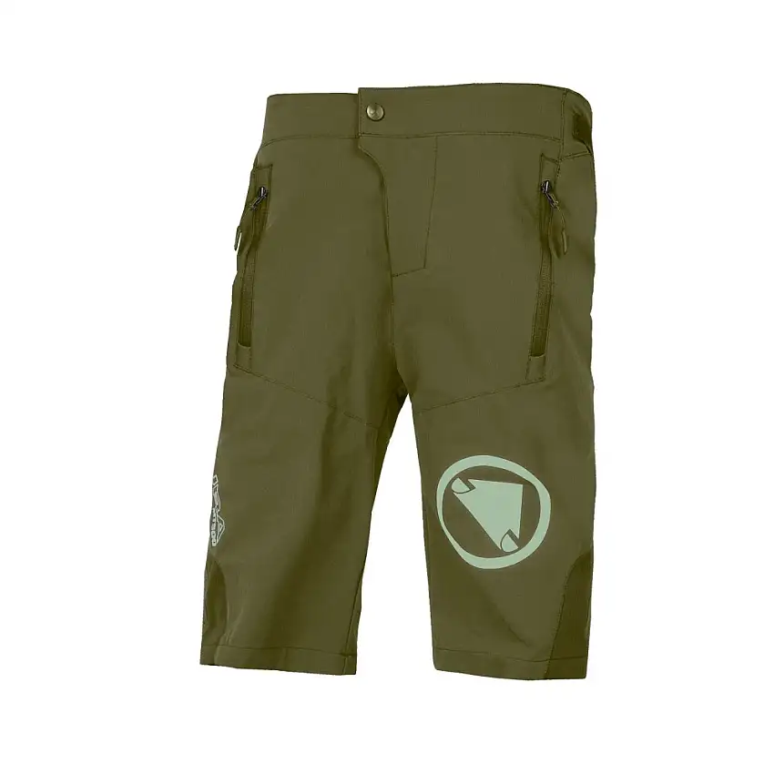 Endura MT500 Burner Junior MTB Cykelshorts Olivgrön