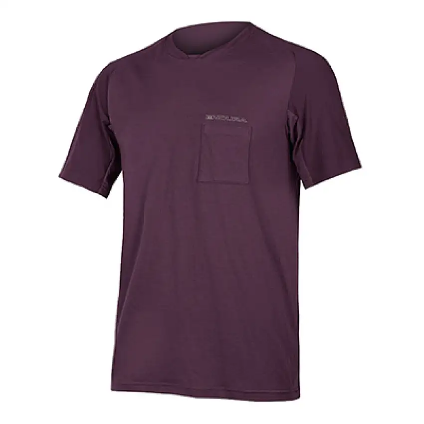 Endura GV500 Foyle T cykeltröja aubergine herr