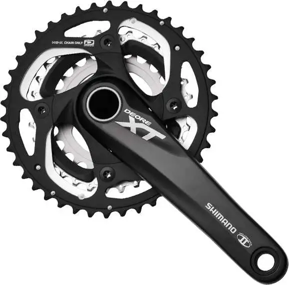 Vevparti Shimano XT FC-M780 3 x 10 växlar 42/32/24T 180 mm svart