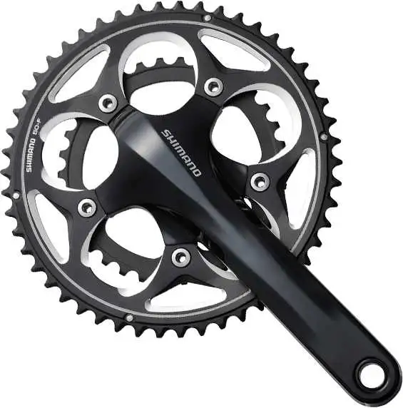 Vevparti Shimano FC-R565 2 x 10 växlar 50/34T 175 mm svart