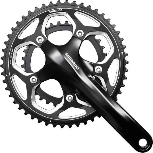 Vevparti Shimano FC-RS500 2 x 11 växlar 46/36T 172.5 mm svart