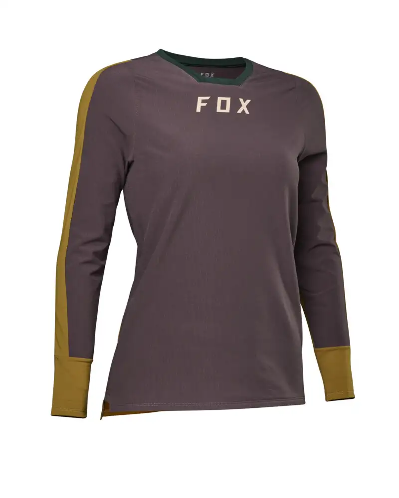FOX Defend Thermal Jersey För Kvinnor Gul/lilla