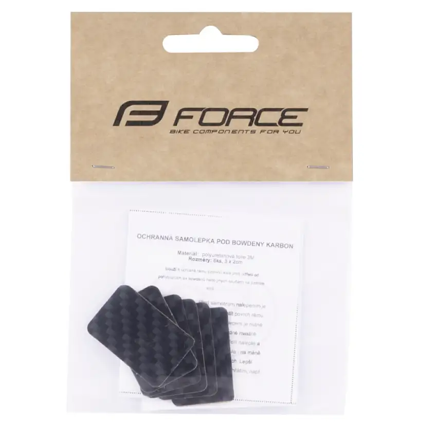 Force ramskydd i kolfiberlook