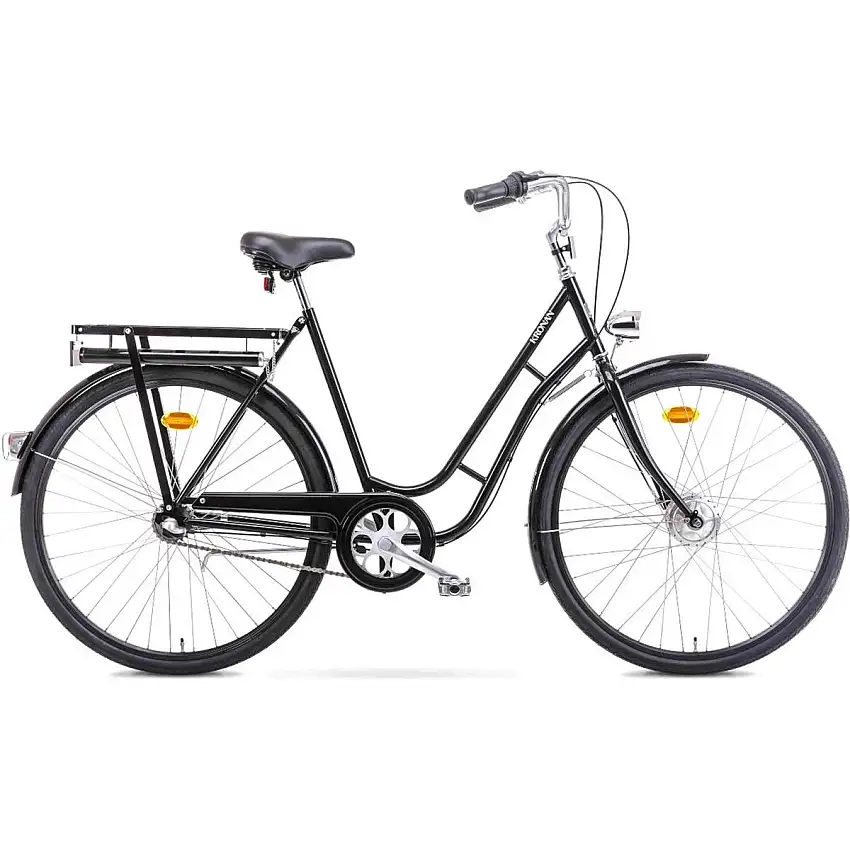 Damcykel Kronan 3-växlad svart