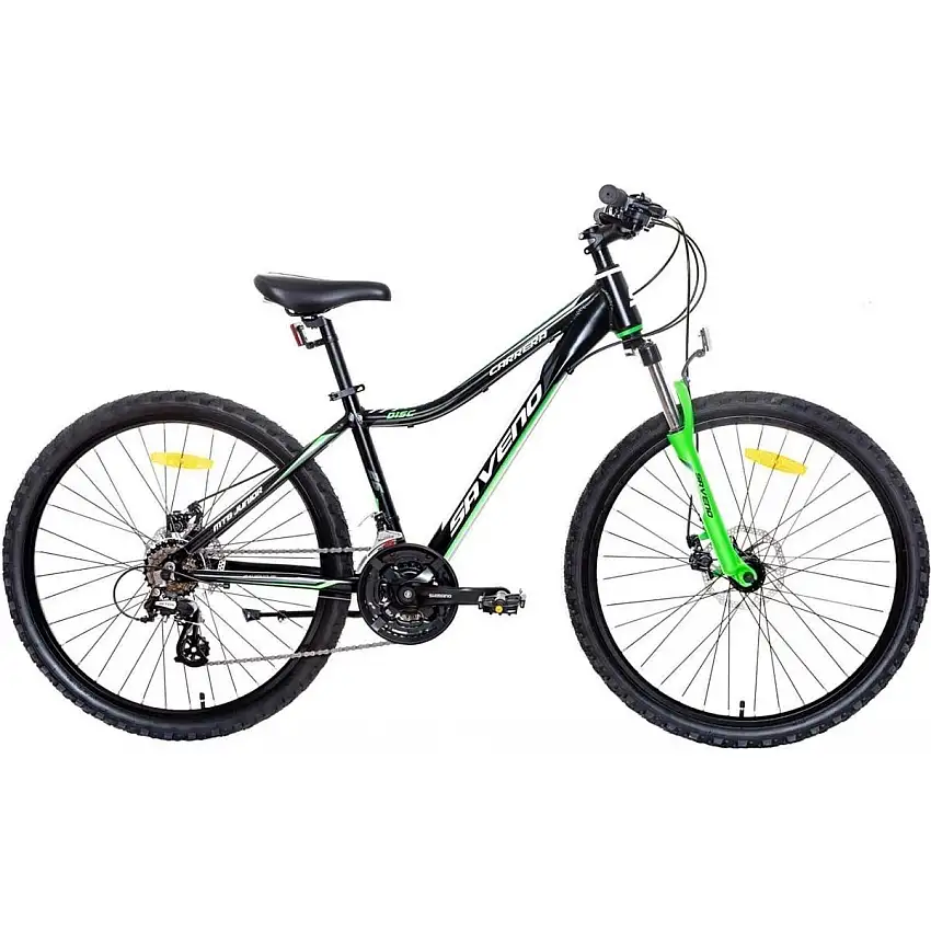 MTB Saveno Carrera Jr Disc 26" Black/Green