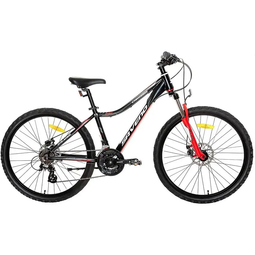 MTB Saveno Carrera Jr Disc 26" svart/röd