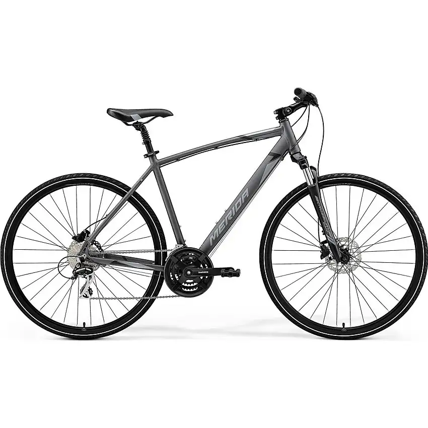 Hybridcykel Merida Crossway 20 Herr grå