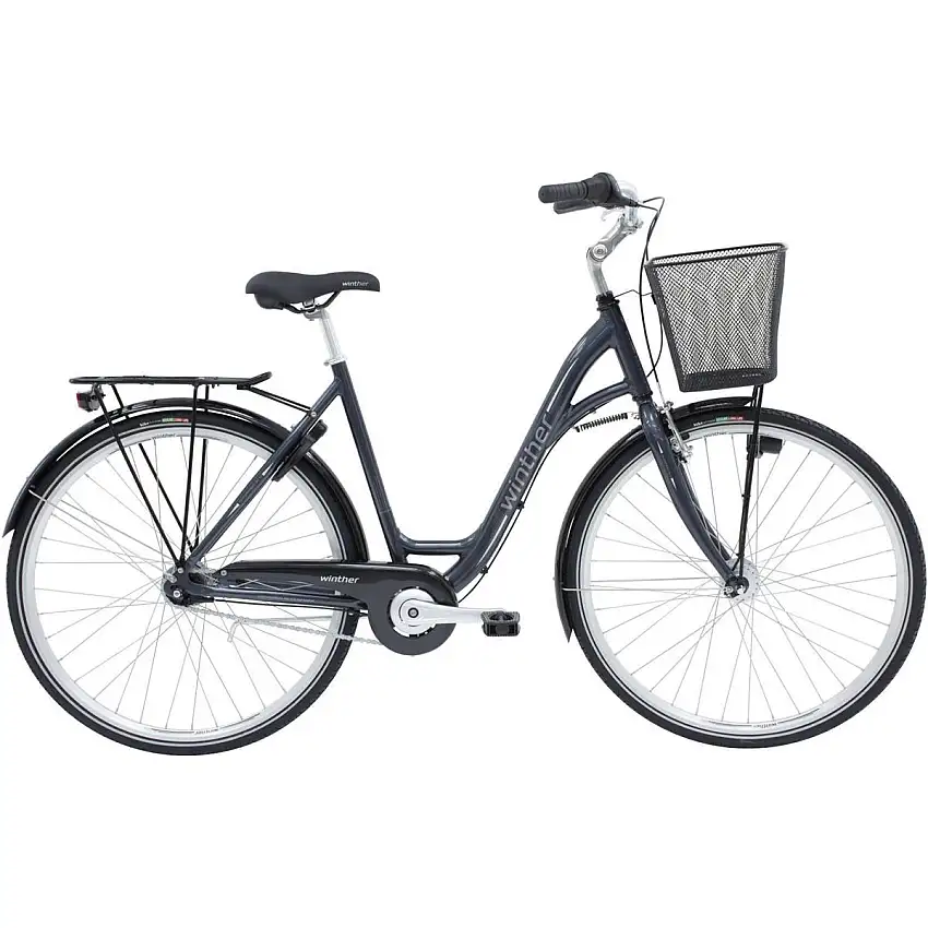 Damcykel Winther Shopping Alu 7-växlad petrol