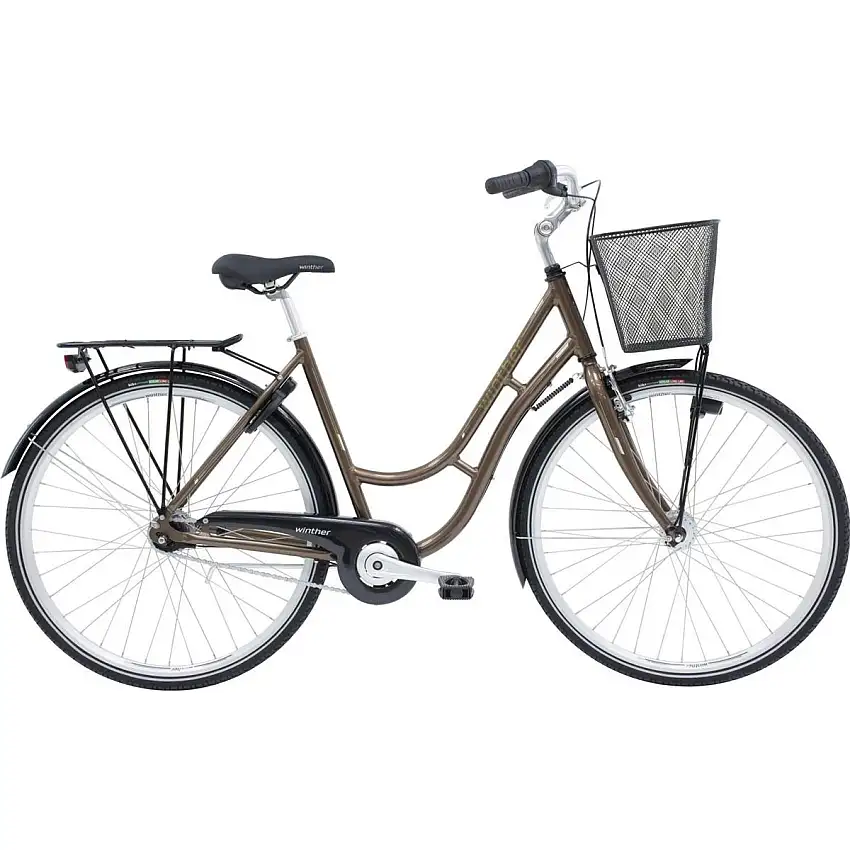 Damcykel Winther Shopping Classic 7-växlad brun