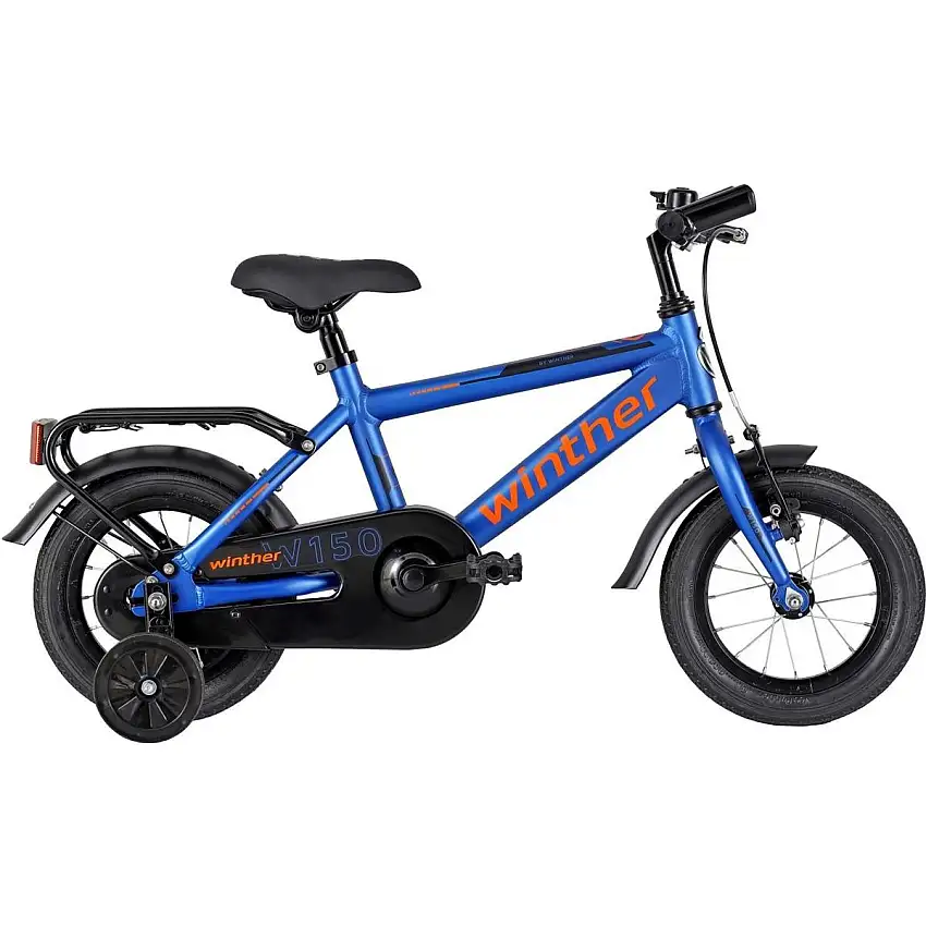 Barncykel Winther 150 blå 12"