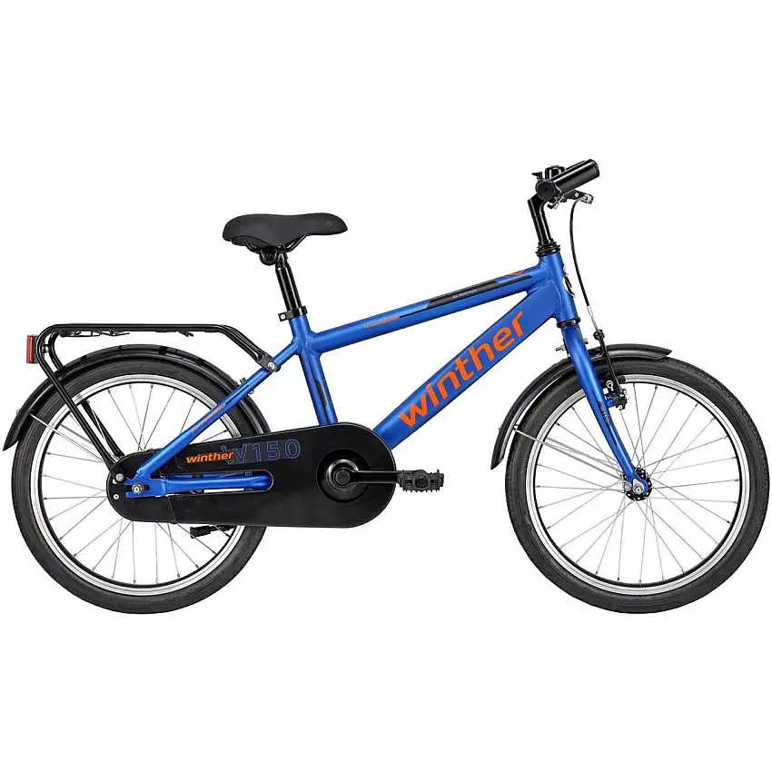 Barncykel Winther 150 blå 18"