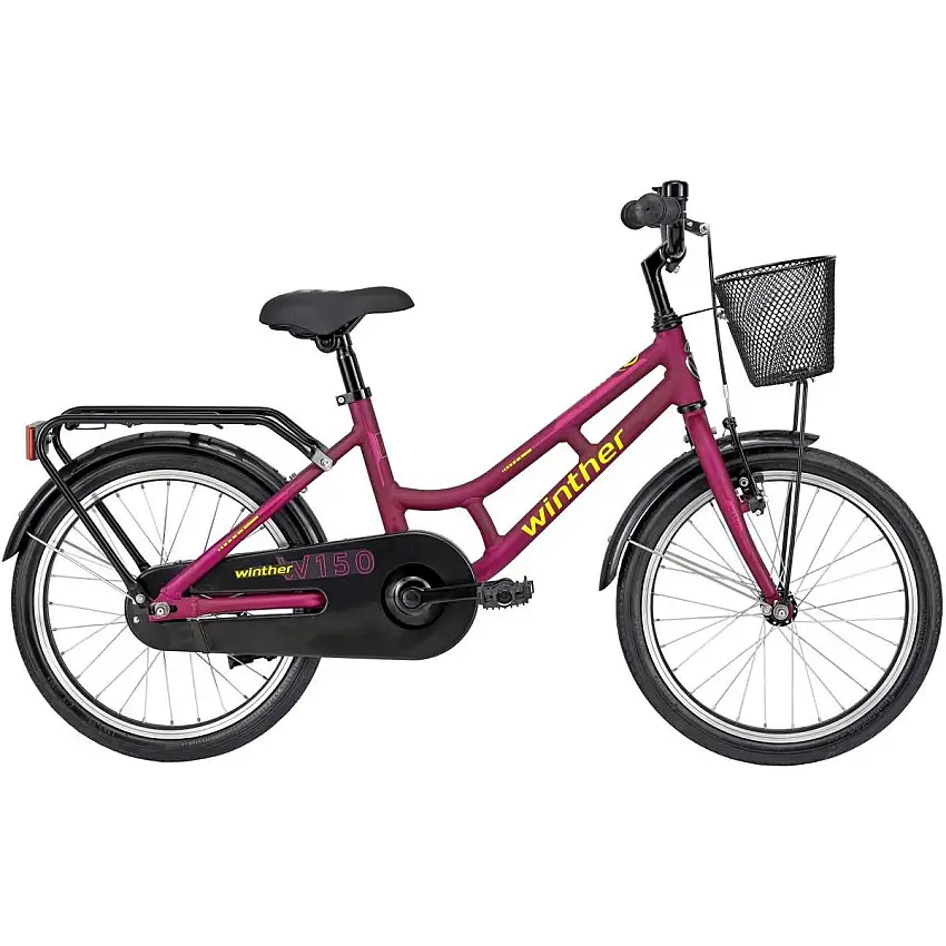 Barncykel Winther 150 lila 18"