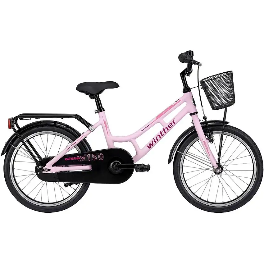 Barncykel Winther 150 rosa 18"