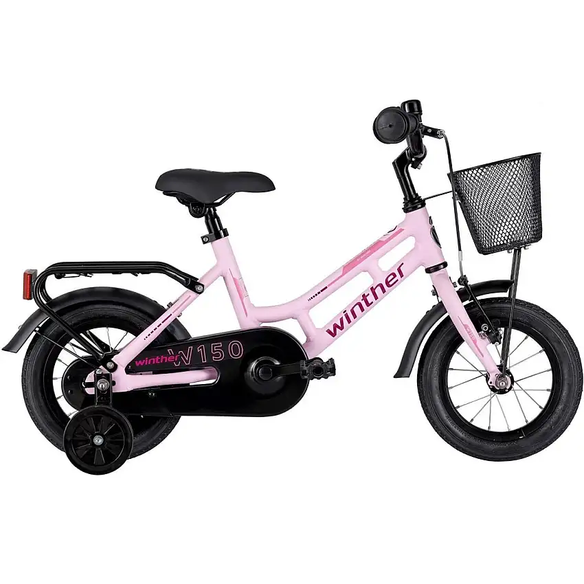 Barncykel Winther 150 rosa 12"