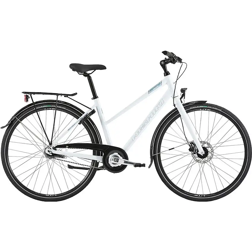 Hybridcykel Nishiki City 307 Dam vit