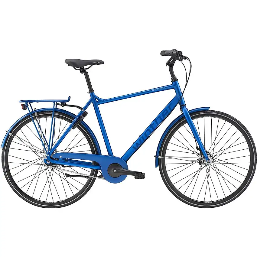 Herrcykel Blue Winther 3 blå 7-växlad