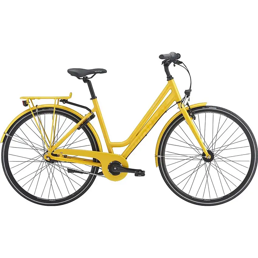 Damcykel Yellow Winther 1 7-växlad gul