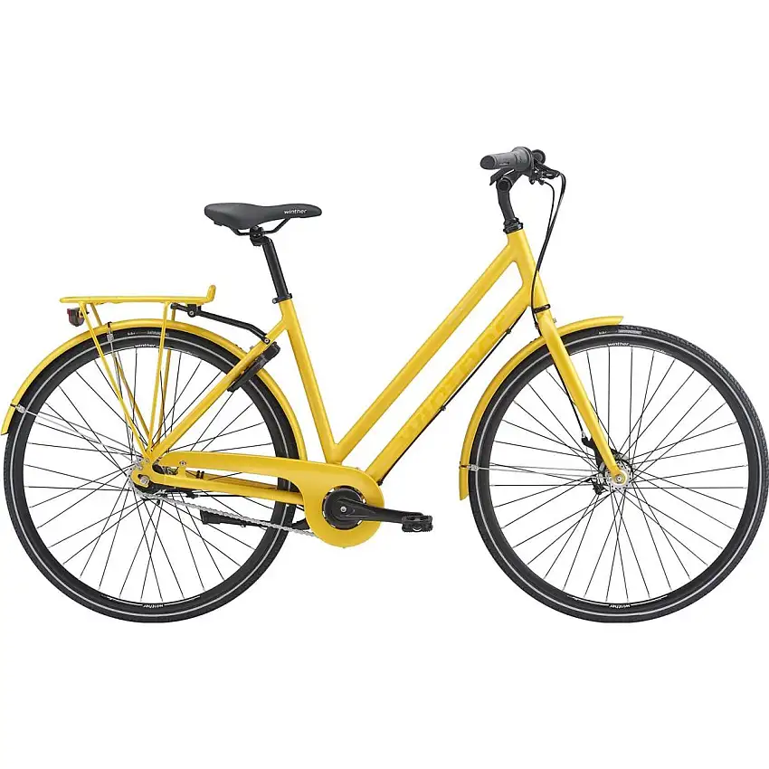Damcykel Yellow Winther 2 7-växlad gul