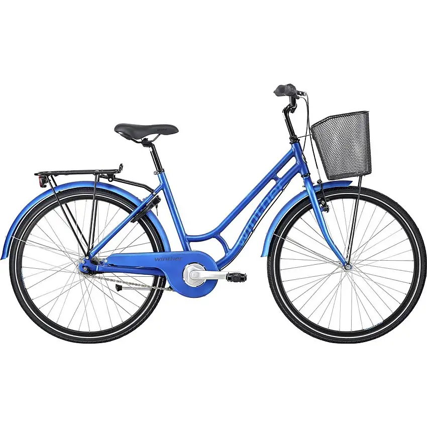 Juniorcykel Blue Winther Granny 7-växlad blå 26"