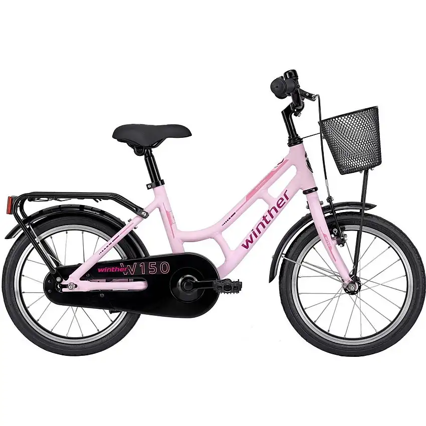 Barncykel Winther 150 rosa 16"